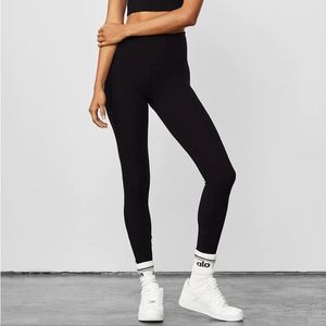 ALO High-Waist Micro Waffle LowKey Legging XS